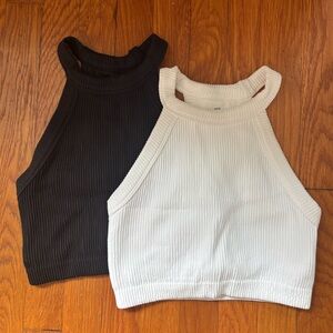 Aerie Seamless High Neck Longline Bralette